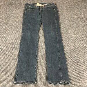 Volcom Jeans Mens 34x32 Blue Denim Straight Leg Dark Wash Skate BMX‎ Grunge 2x4